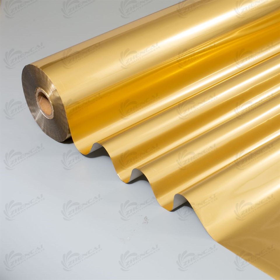 Gold Matt Plastic Foil