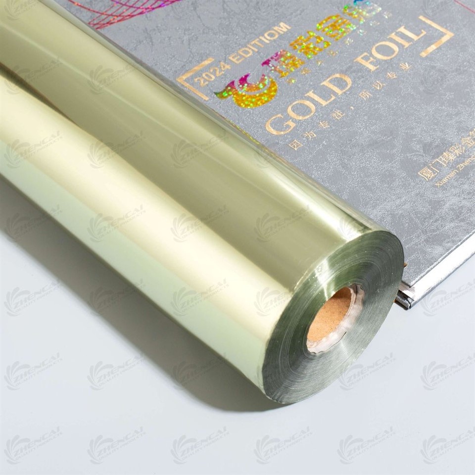 green fabric hot foil