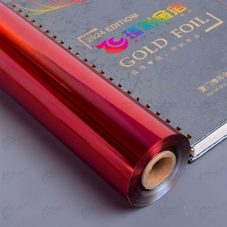 red plastic hot stamping foil