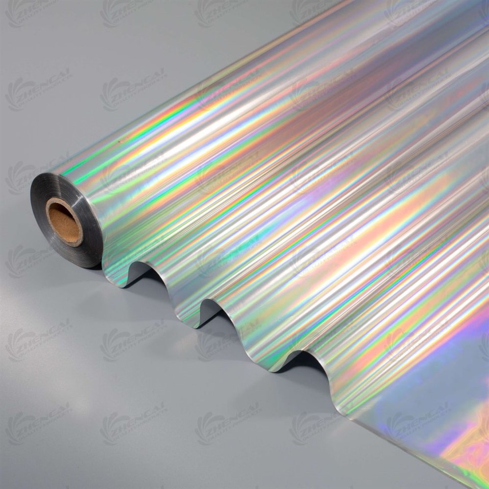Silver Holographic Fabric Foil
